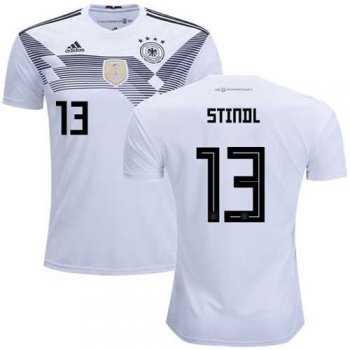 Germany #13 Stindl White Home Soccer Country Jersey