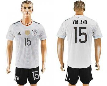 Germany #15 Volland White Home Soccer Country Jersey