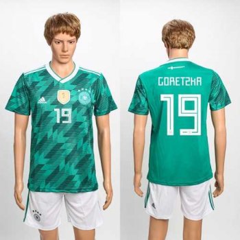 Germany #19 Goretzka Away Soccer Country Jersey