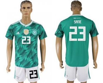 Germany #23 Sane Away Soccer Country Jersey