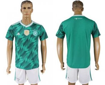 Germany Blank Away Soccer Country Jersey