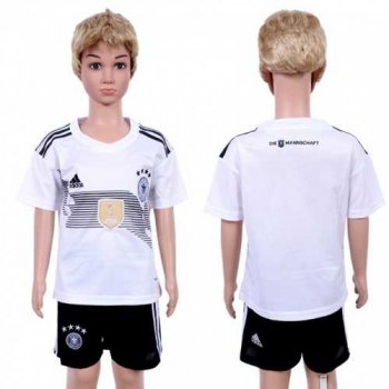 Germany Blank Home Kid Soccer Country Jersey