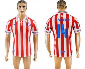 Guadalajara #14 A.Zaldivar Anniversary Edition Soccer Club Jersey