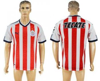 Guadalajara Blank Home Soccer Club Jersey