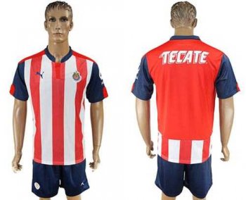 Guadalajara Blank Home Soccer Club Jersey