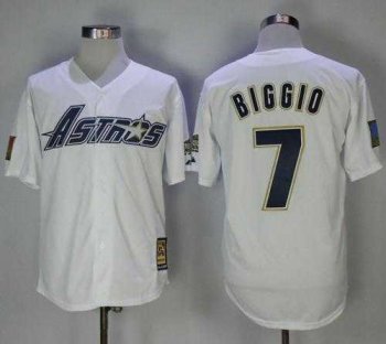 Houston Astros #7 Craig Biggio White 1981 Turn Back The Clock Stitched MLB