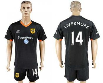 Hull City #14 LIV ERMORE Away Soccer Club Jersey