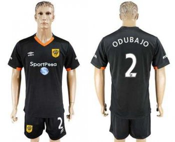 Hull City #2 Odubajo Away Soccer Club Jersey