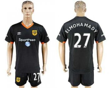 Hull City #27 Elmohamady Away Soccer Club Jersey