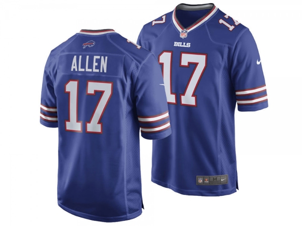 Buffalo Bills #17 Josh Allen Nike NFL Men's Game Jersey