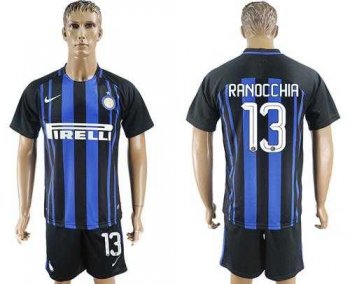 Inter Milan #13 Ranocchia Home Soccer Club Jersey