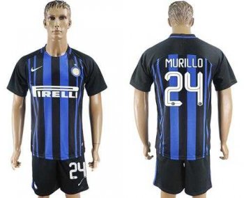 Inter Milan #24 Murillo Home Soccer Club Jersey