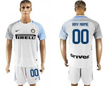 Inter Milan Personalized White Away Soccer Club Jersey