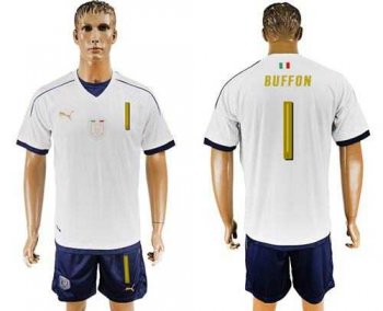 Italy #1 Buffon Away Soccer Country Jersey