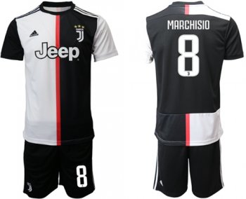 Juventus #8 Marchisio Home Soccer Club Jersey