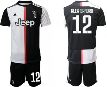 Juventus #12 Alex Sandro Home Soccer Club Jersey