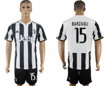 Juventus #15 Barzagli Home Soccer Club Jersey