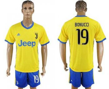 Juventus #19 Bonucci Away Soccer Club Jersey