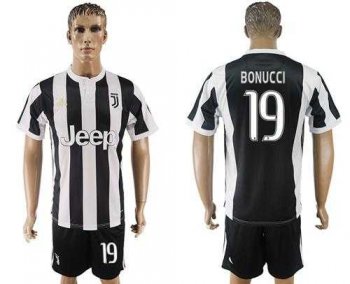 Juventus #19 Bonucci Home Soccer Club Jersey