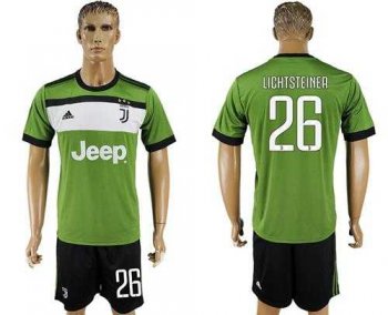 Juventus #26 Lichtsteiner SEC Away Soccer Club Jersey