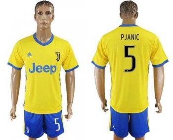 Juventus #5 Pjanic Away Soccer Club Jersey