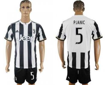 Juventus #5 Pjanic Home Soccer Club Jersey