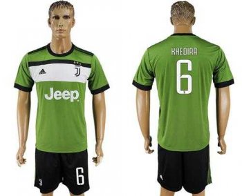 Juventus #6 Khedira SEC Away Soccer Club Jersey