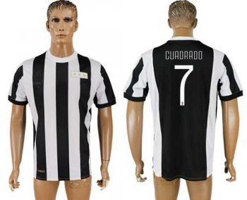 Juventus #7 Cuadrado 120th Anniversary Soccer Club Jersey