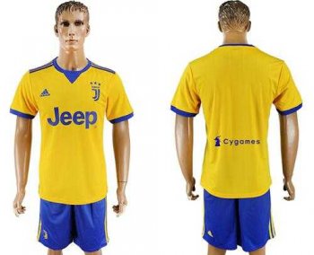 Juventus Blank Yellow Soccer Club Jersey