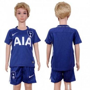 Kid Tottenham Hotspur Blank Away Soccer Club Jersey