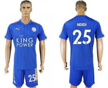 Leicester City #25 Ndidi Home Soccer Club Jersey