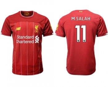 Liverpool #11 M.Salah Red Home Soccer Club Jersey