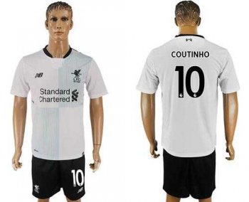 Liverpool #10 Coutinho Away Soccer Club Jersey