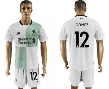 Liverpool #12 Gomez Away Soccer Club Jersey