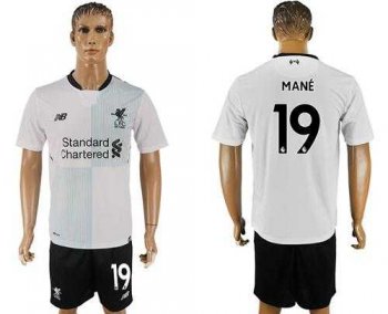 Liverpool #19 Mane Away Soccer Club Jersey