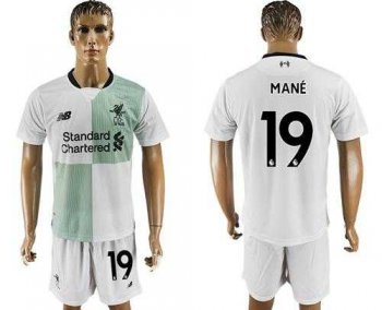 Liverpool #19 Mane Away Soccer Club Jersey