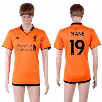 Liverpool #19 Mane Sec Away Soccer Club Jersey