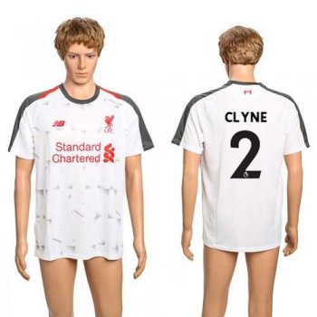 Liverpool #2 Clyne Away Soccer Club Jersey