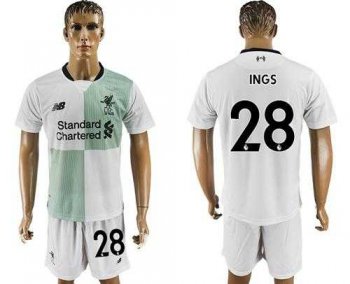 Liverpool #28 Ings Away Soccer Club Jersey