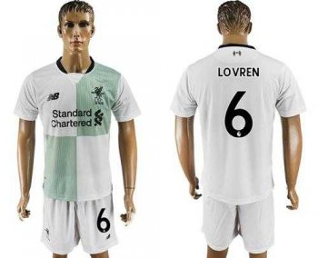 Liverpool #6 Lovren Away Soccer Club Jersey