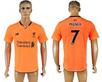 Liverpool #7 Milner Sec Away Soccer Club Jersey