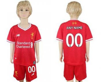 Liverpool Personalized Red Home Kid Soccer Club Jersey