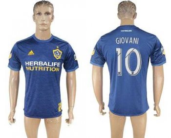 Los Angeles Galaxy #10 Giovani Away Soccer Club Jersey