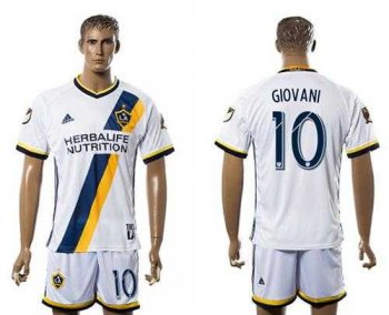 Los Angeles Galaxy #10 Giovani Home Soccer Club Jersey