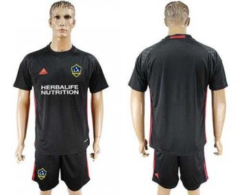 Los Angeles Galaxy Blank Black Goalkeeper Soccer Club Jersey