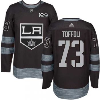 Los Angeles Kings #73 Tyler Toffoli Black 1917-2017 100th Anniversary Stitched NHL Jersey