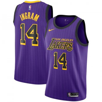 Los Angeles Lakers Brandon Ingram Nike 2018 NBA Men's City Swingman Jersey