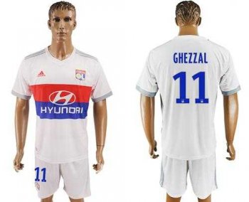 Lyon #11 Ghezzal Home Soccer Club Jersey