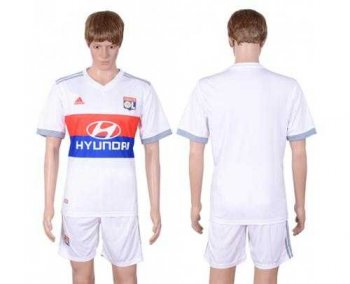 Lyon Blank Home Soccer Club Jersey