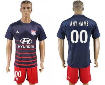 Lyon Personalized Away Soccer Club Jersey